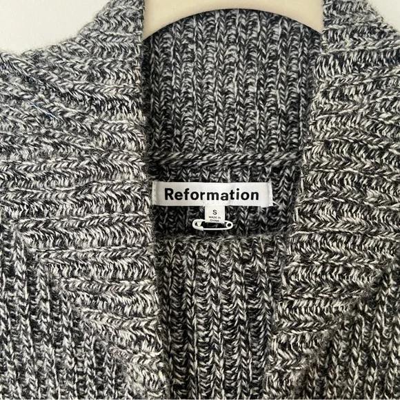 Reformation Gray Long Sleeve Dress - Picture 10 of 13